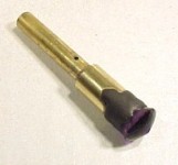 Amethyst top before table is cut