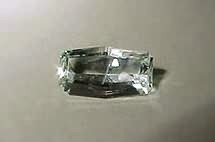 Aquamarine Emerald Cut Hexagon