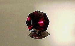 Rich Red Garnet Octagon