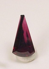 Red Garnet Pie Shape