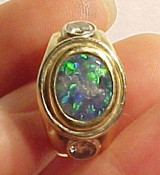 Broken Opal Ring