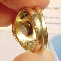 Broken Opal Ring View 5